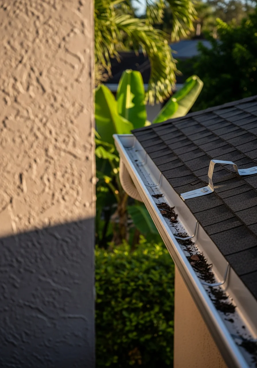 Exterior detail of a Broward County home showing professional maintenance and attention to local climate challenges.